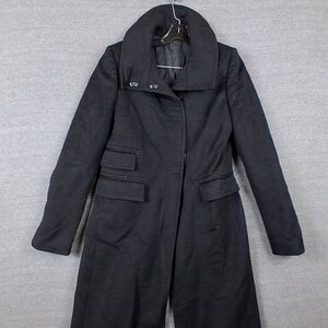 Gucci Black Women's‎ Blazer Coat Small Trench Cashmere